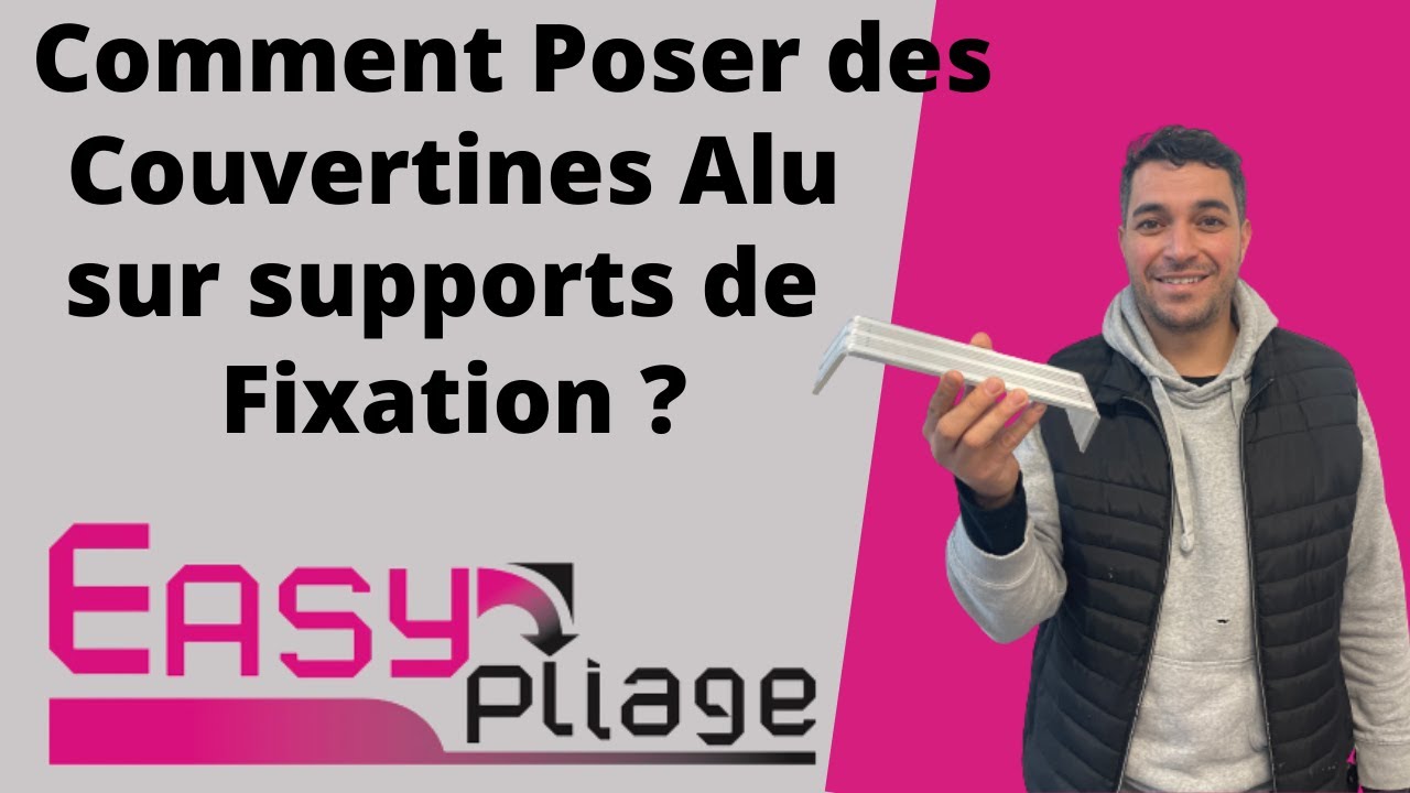 Comment poser des couvertines Aluminium sur supports de fixation?