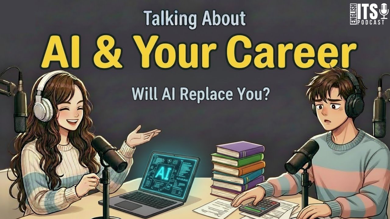 Easy English for Beginners | AI and Your Career – Will AI Replace Your Job? | Easy English Podcast