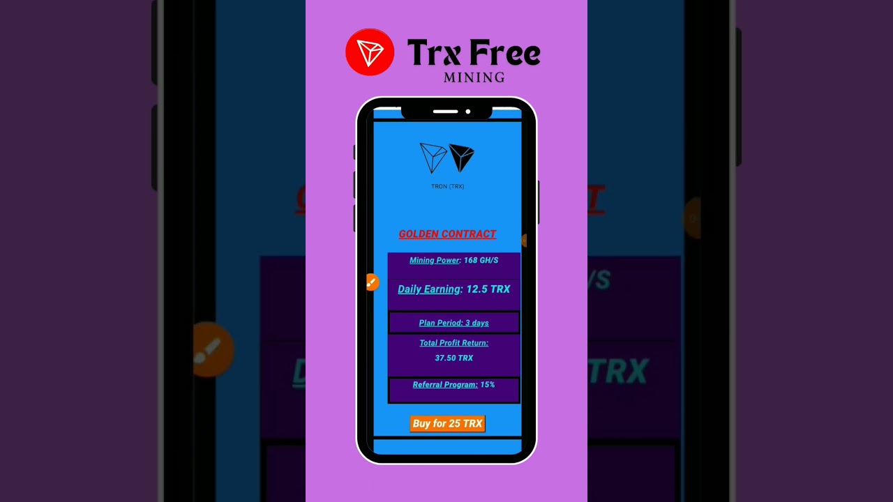 #trxfreemining #cryptocurrency #shorts
