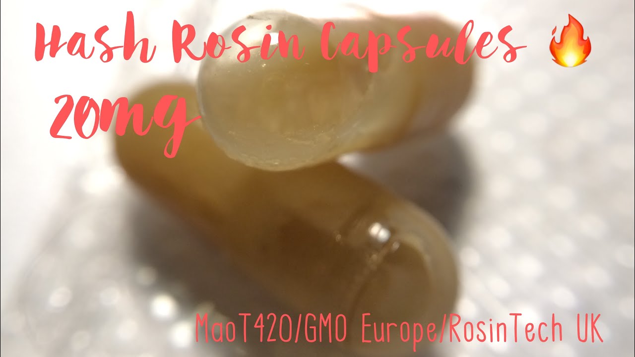 Hash Rosin Capsules 20mg: Cannabis Review UK