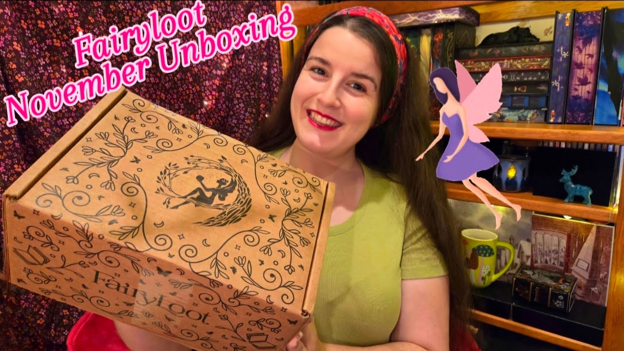 Распаковка Fairyloot за ноябрь ✨️ VENOM & VELVET
