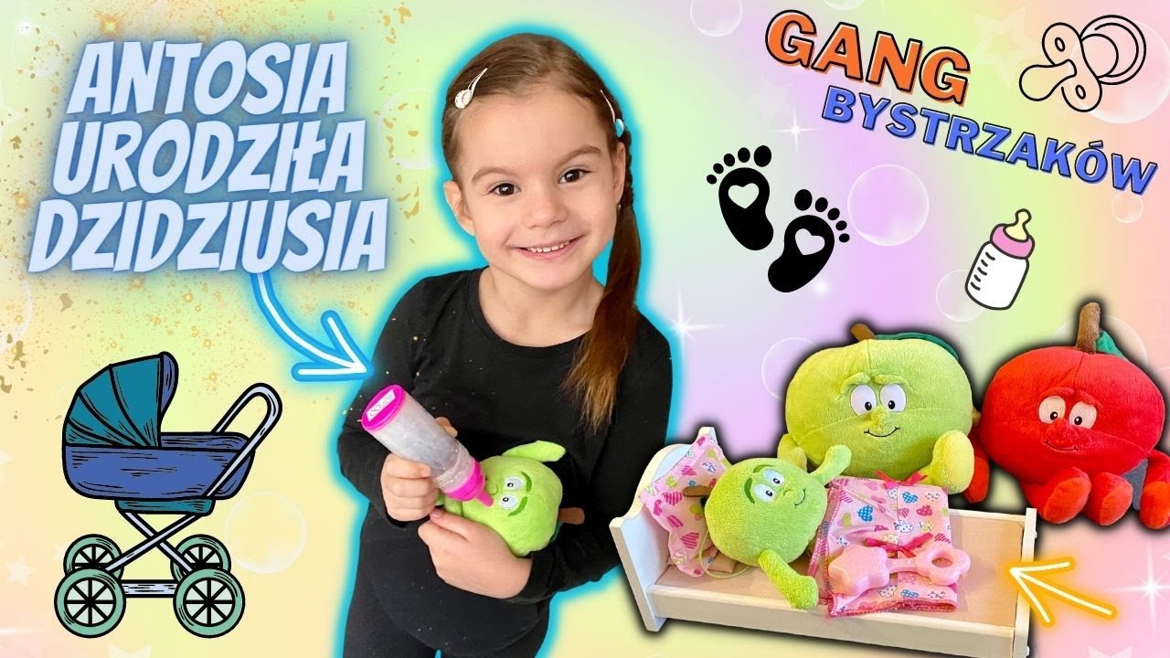 Antosia urodziła!!!💖🍼 Jak ma na imię dzidziuś?👶 Opiekuję się bobasem🥰 Zakupy🛒🛍️ Gang Bystrzaków🐷🐶🍎🍏