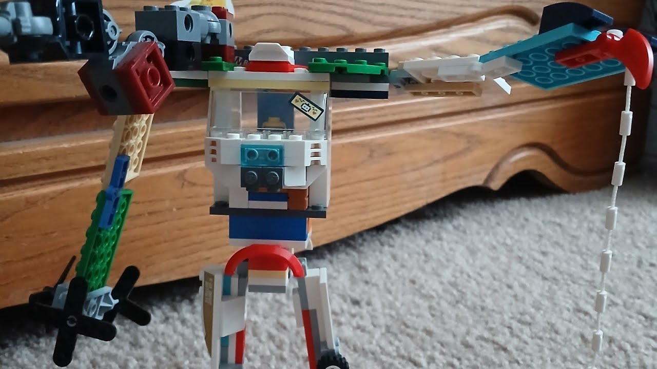 All Lego mechs I've made for my siblings