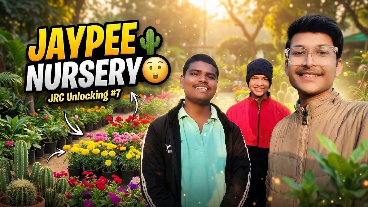 Jaypee Plant के अंदर छुपा है ये खूबसूरत GARDEN 🌵🌸 | JRC Unlocking #7