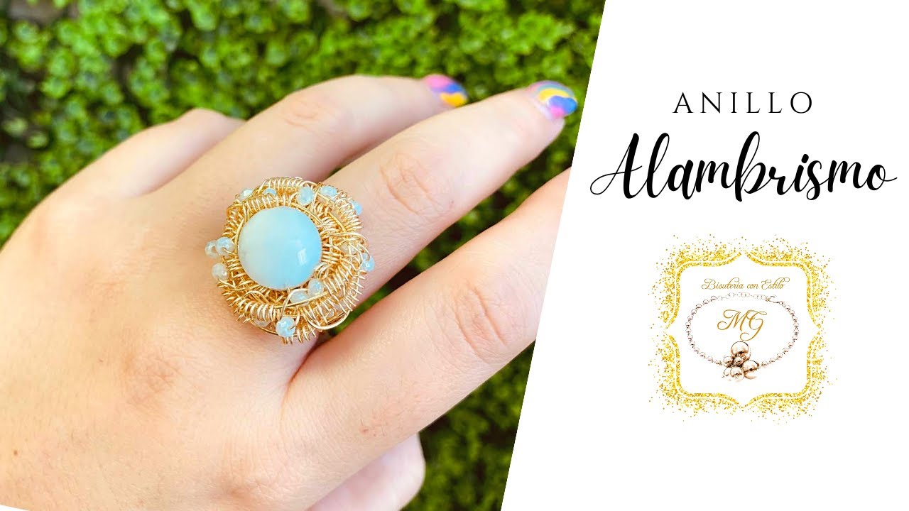 ANILLO EN ALAMBRISMO FLOWER 🌻💍| Alambrismo