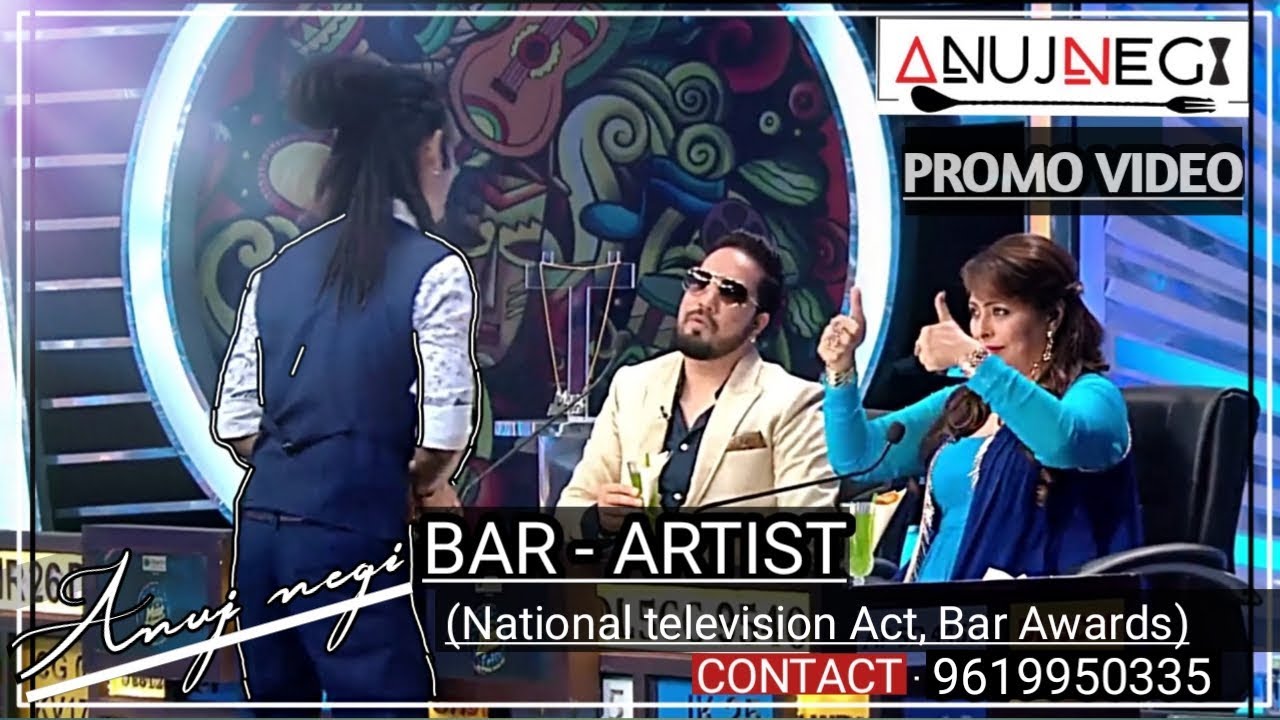 | Indian bartender on National Television | Anuj negi |Flair Bartending Shows, Awards, championships