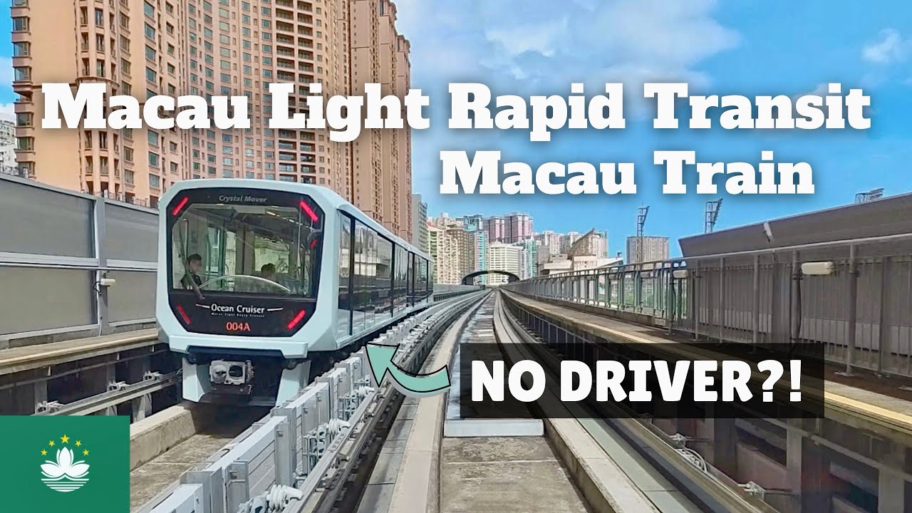 Skip the Traffic: Discover Macau by Light Rapid Transit | Taipa Line Tour (4K)