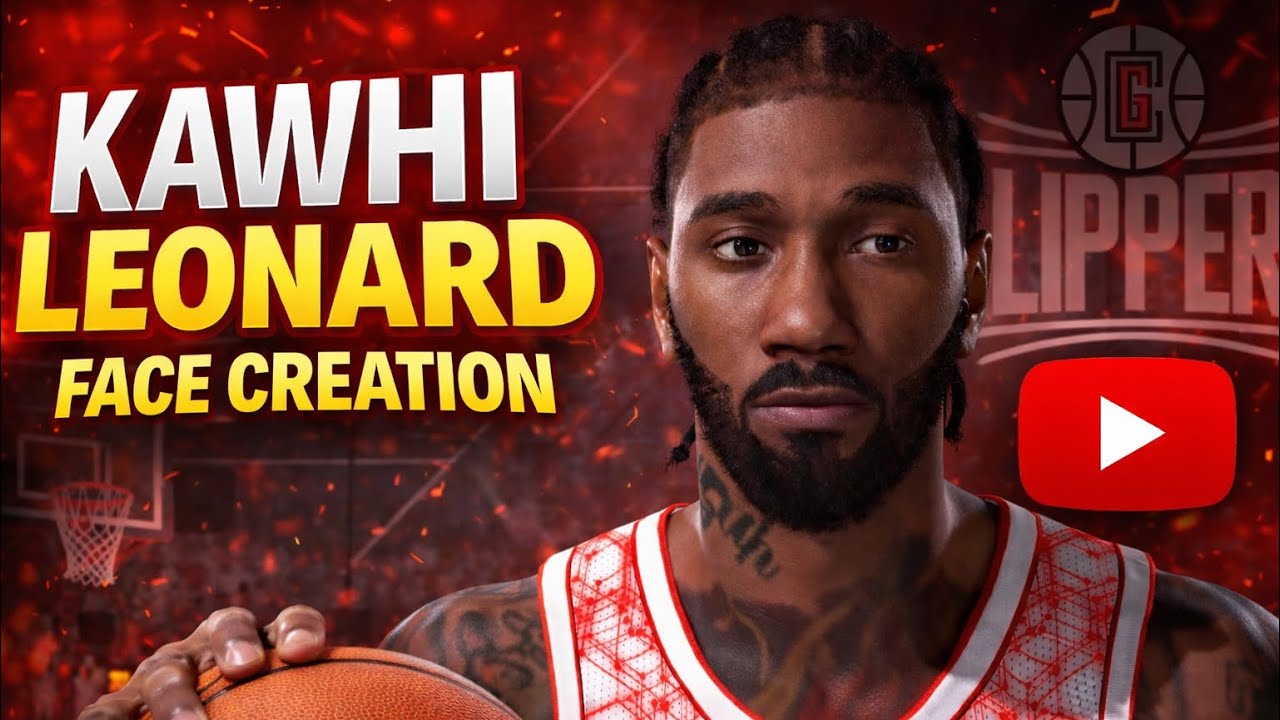NBA 2K26 Kawhi Leonard Face Creation‼️🔥