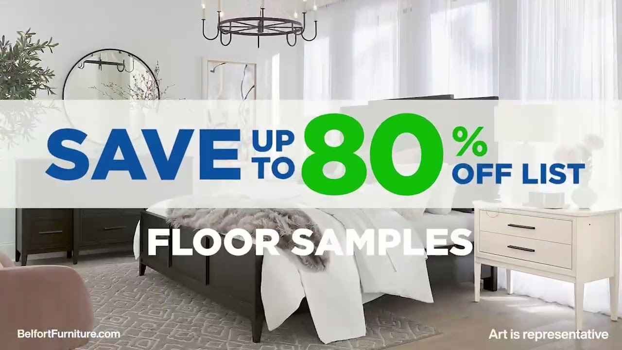 Ready. Set. Save at Belfort Furniture's Spring Clearance Event