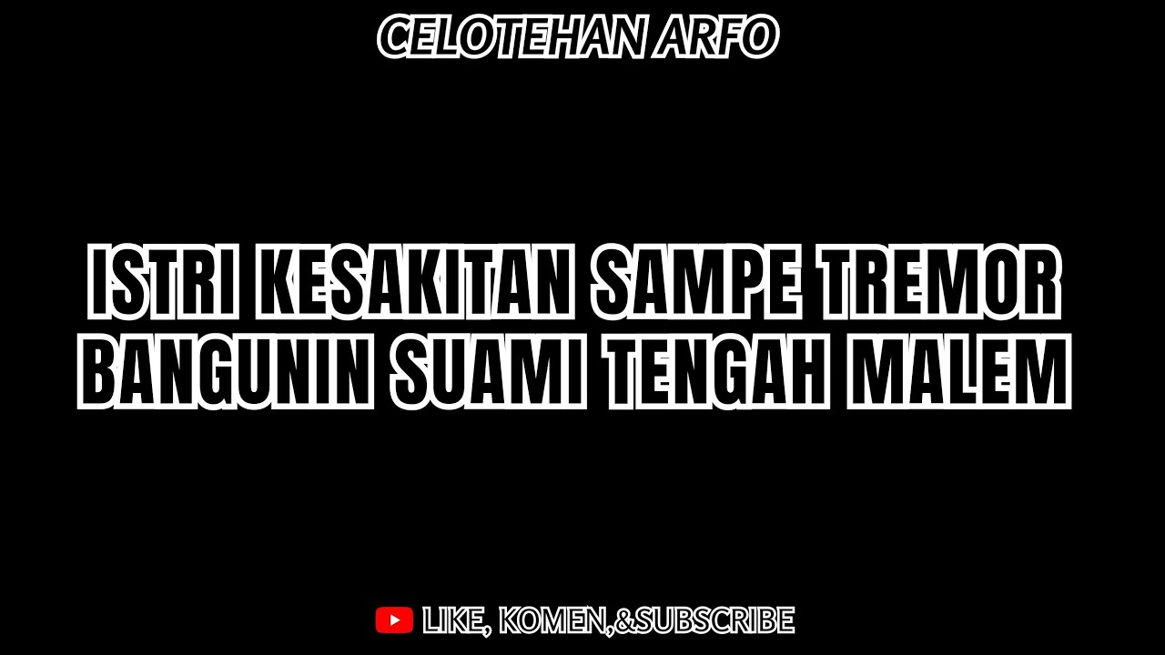 #1 ISTRI KESAKITAN SAMPE TREMOR BANGUNIN SUAMI TENGAH MALEM|ASMR HUSBAND(Comforting)(soft spoken)