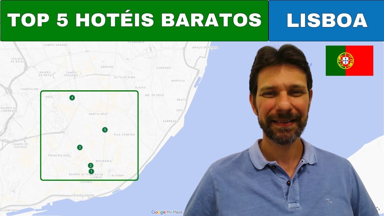 TOP 5 HOTÉIS BARATOS EM LISBOA | PORTUGAL