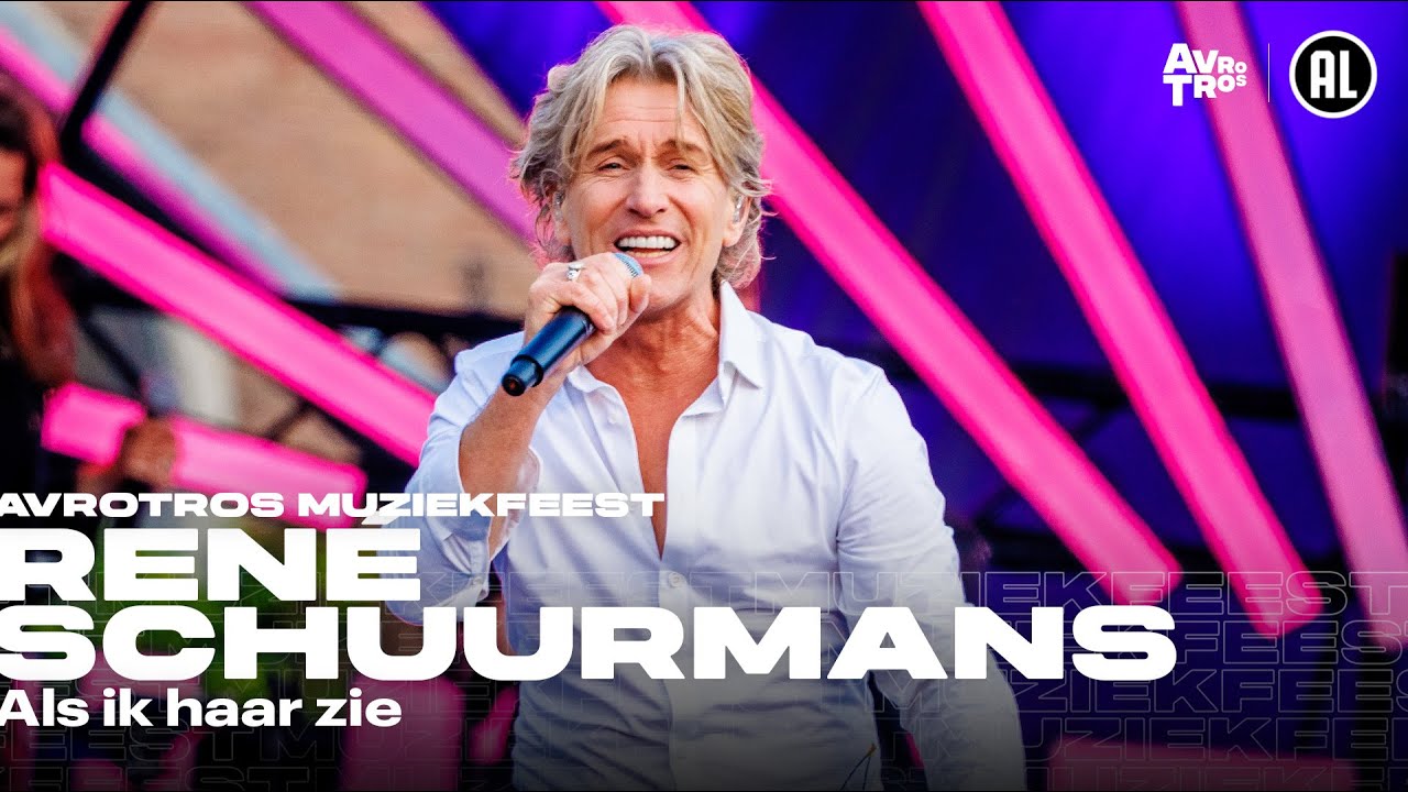 René Schuurmans - Als ik haar zie (LIVE) • Muziekfeest op het Plein 2024 // Sterren NL