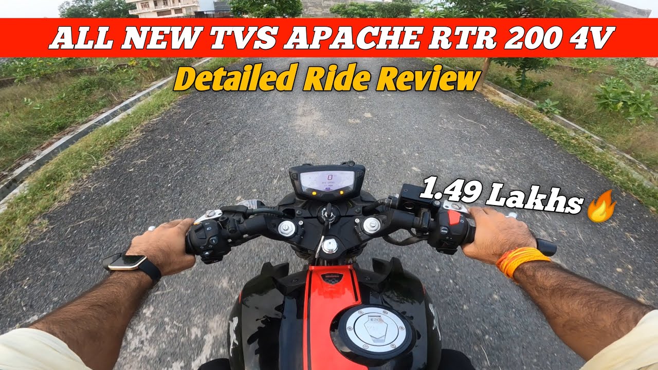 TVS Apache RTR 200 4V Detailed Ride Review | New Features | Mileage | apache rtr 200 4v