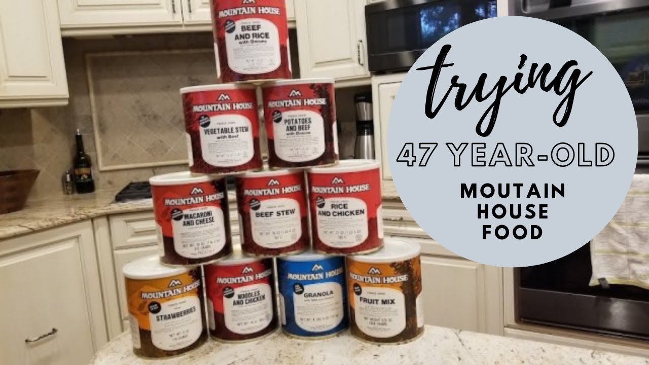 Family tries (& survives!) 47 year-old Mountain House meals!