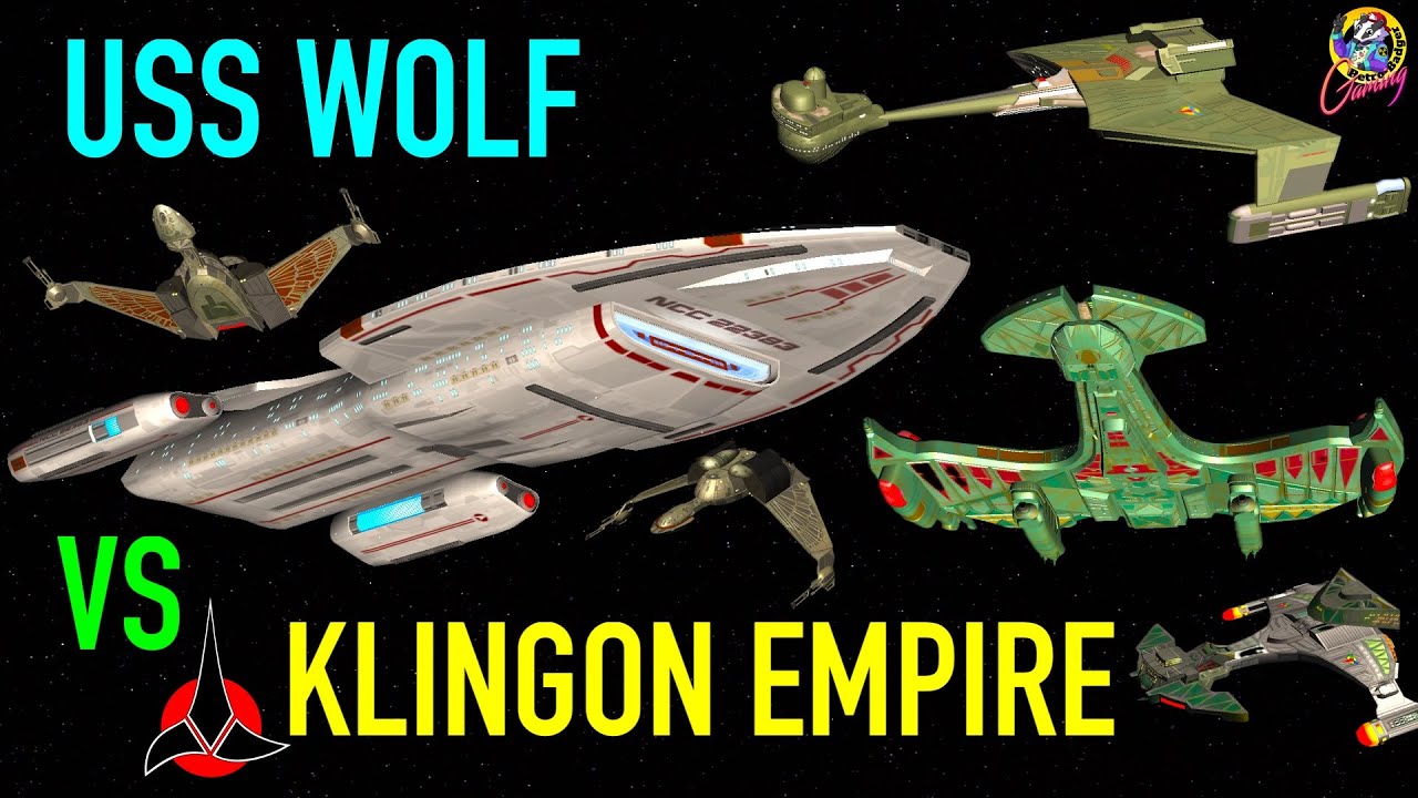 USS Wolf (Achilles Class) VS All Major Klingon Ships - Star Trek Starship Battles