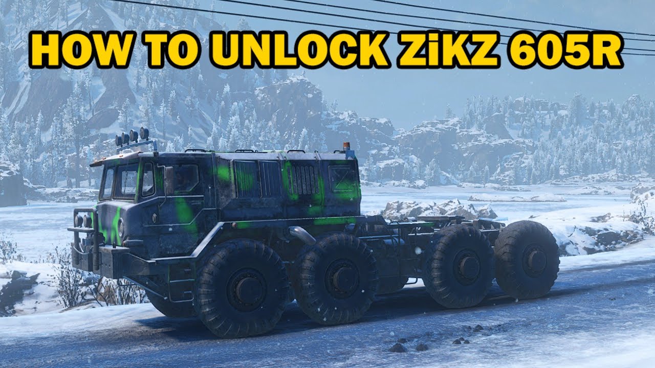 SnowRunner - How to unlock ZIKZ 605R! | Phase 4 Amur, Russia DLC!