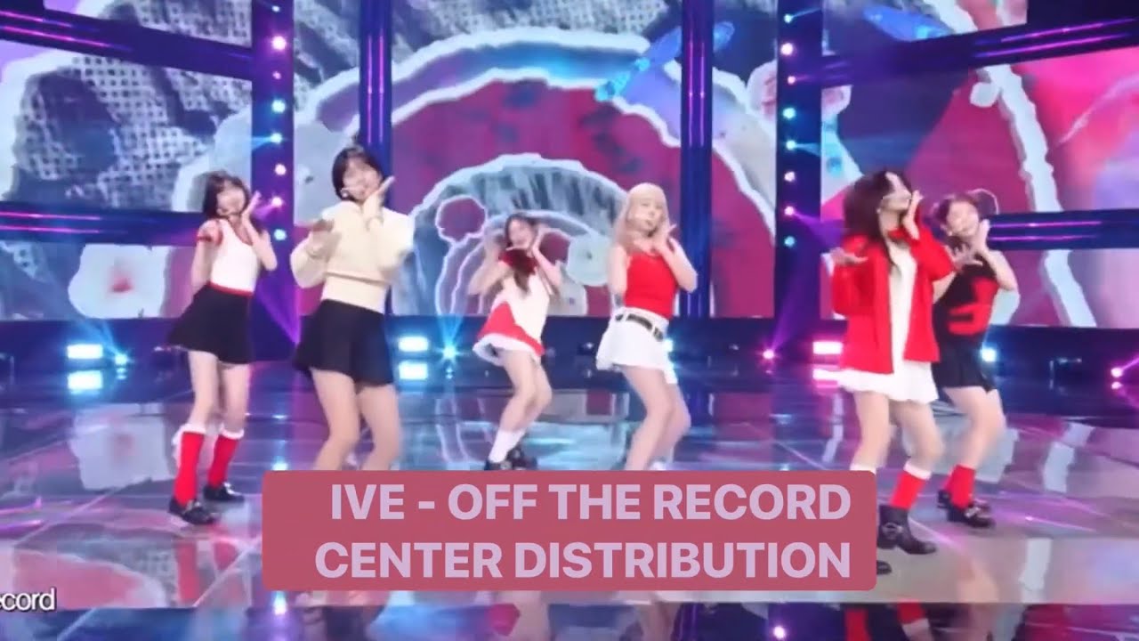 IVE - OFF THE RECORD - CENTER DISTRIBUTION