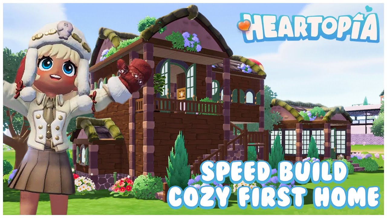 I Built My Cozy Cottage Starter Home | Heartopia Build