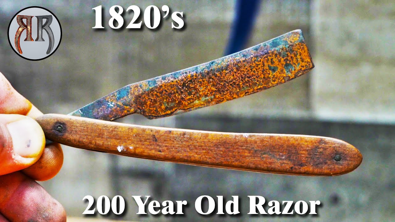 Restoration of Rusty Wild West Era 1820s Straight Razor