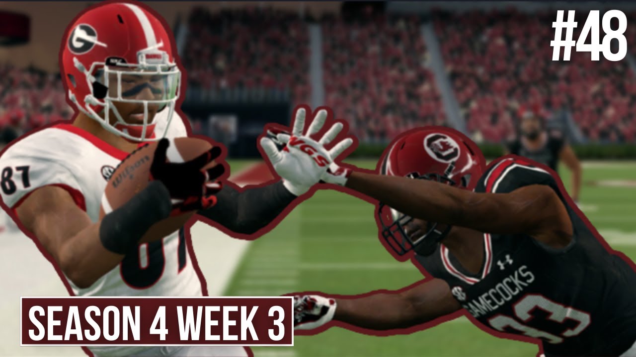 Taking on #19 Georgia | NCAA 14 Gamecocks Dynasty Ep. 48