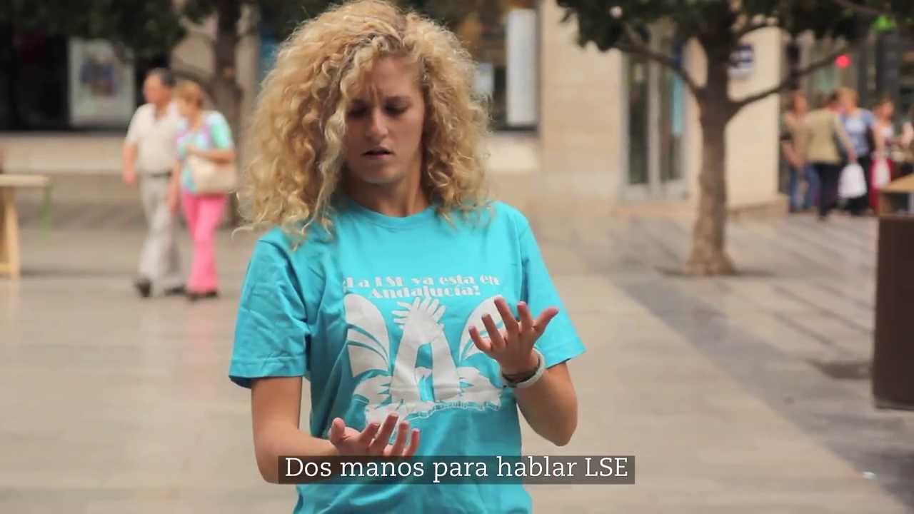 A visual poem -  Día internacional de la lengua de signos en Granada