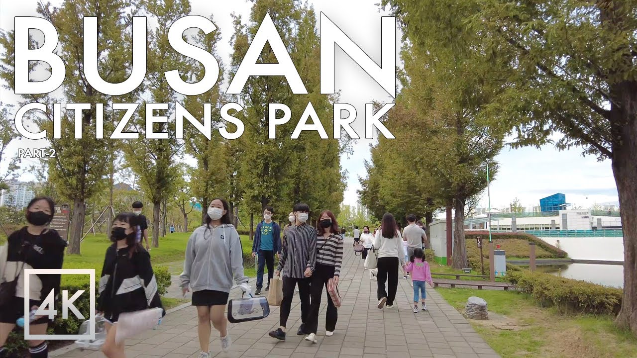 [4K] Walk around the biggest Park in Busan is Citizens Park | 부산 시민공원 [Part-2]
