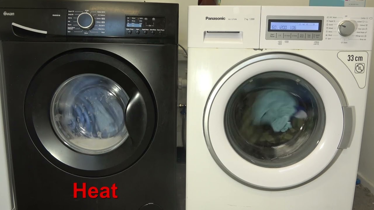 Wash Race - Swan No Jet vs Panasonic Twin Jet / Daily 60 vs Quick 60 60'c vf