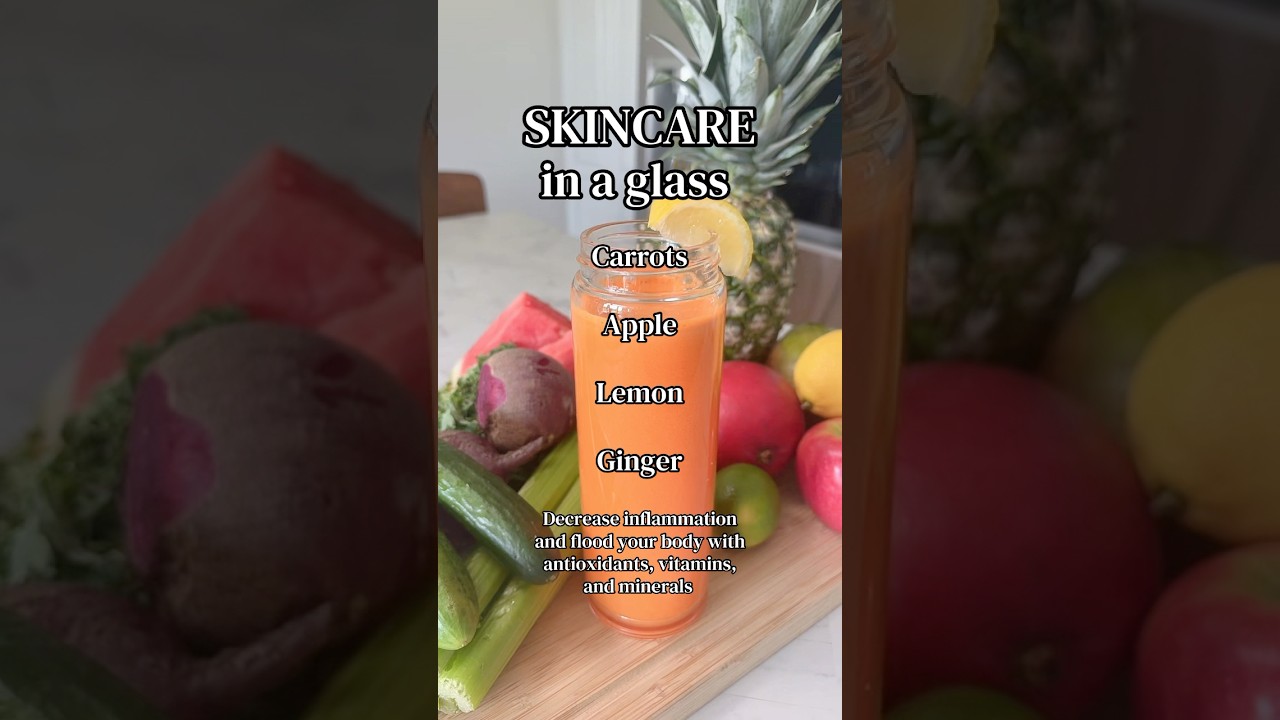 Skincare in a glass #skincare #juice #juicingrecipes #healthyrecipes