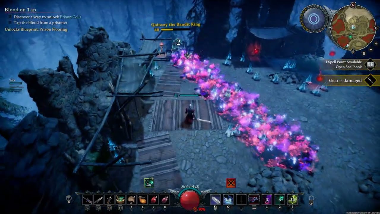V Rising Quincey the Bandit King solo (Difficulty: Brutal)