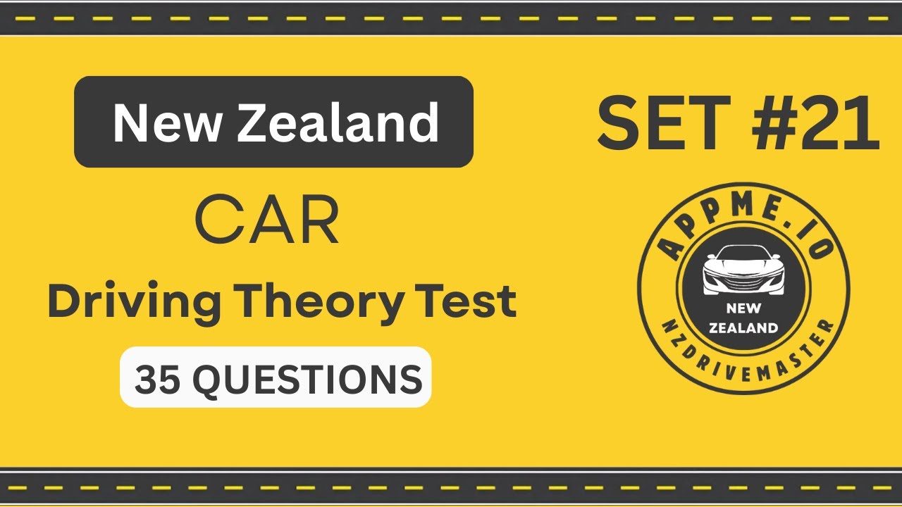 NZ Driving Theory Test 2026 | 35 REAL CAR Questions | Official Practice New Zealand Part 21