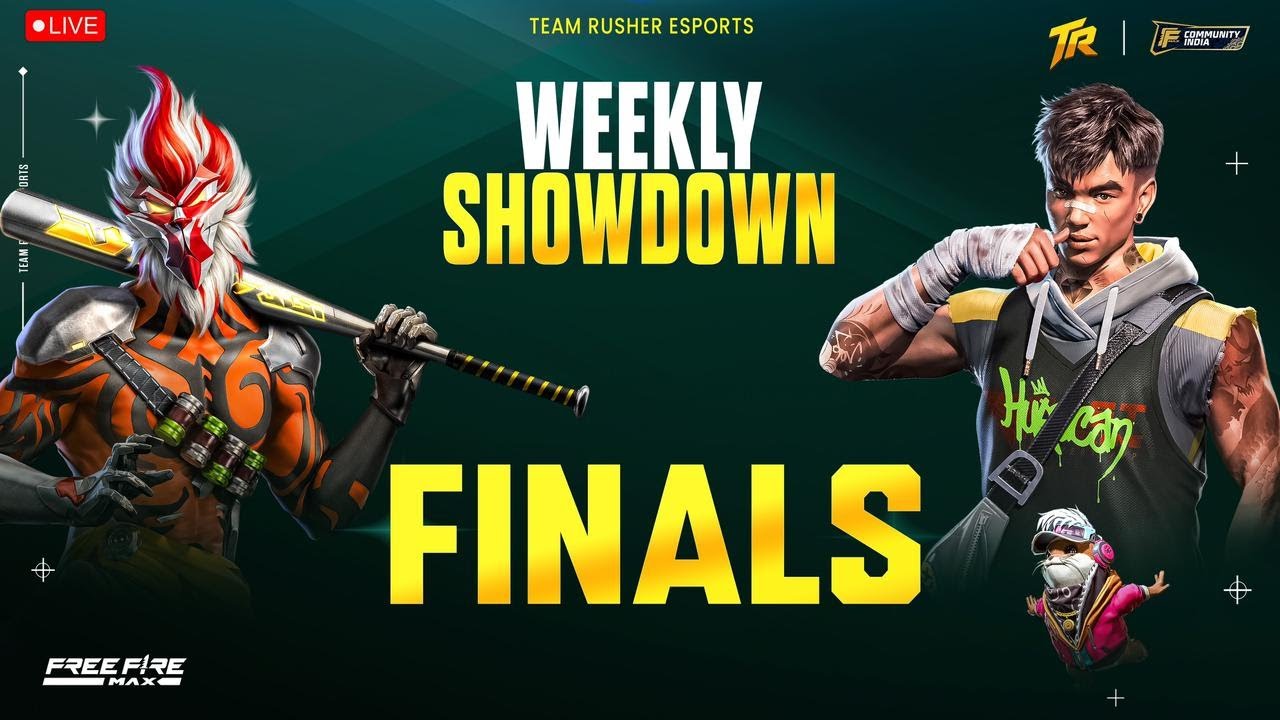 FINALS | WEEKLY SHOWDOWN SEASON 6 | 1000rs PRIZEPOOL | TEAM RUSHER ESPORTS