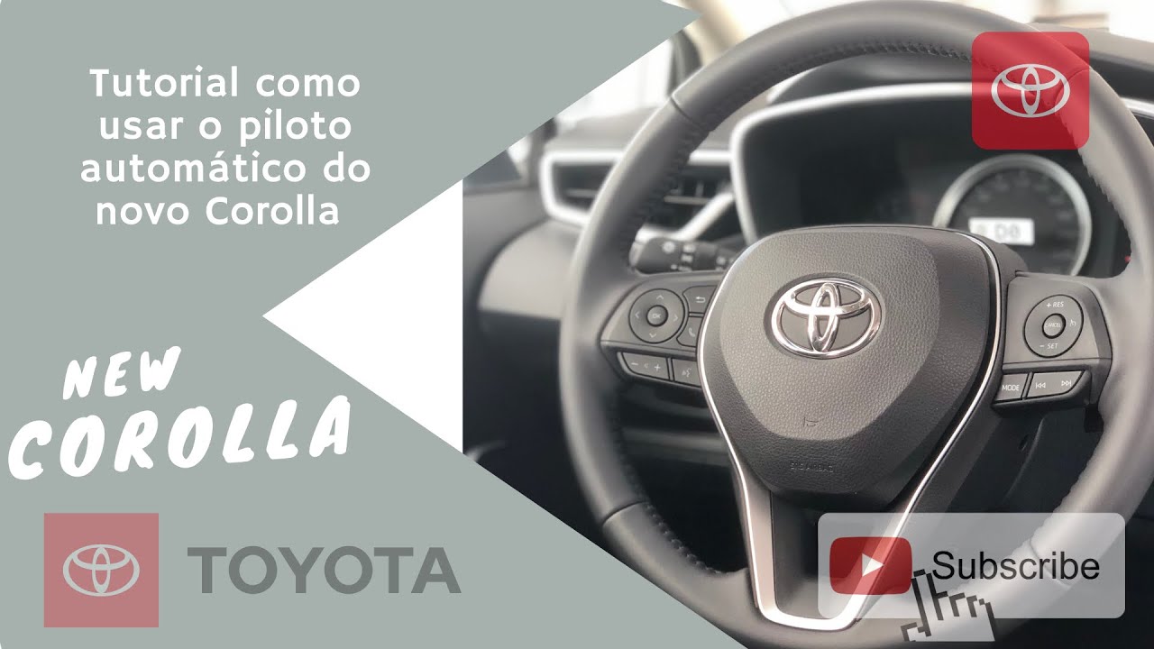 Aprenda a usar o piloto automático do novo Corolla (ACC)