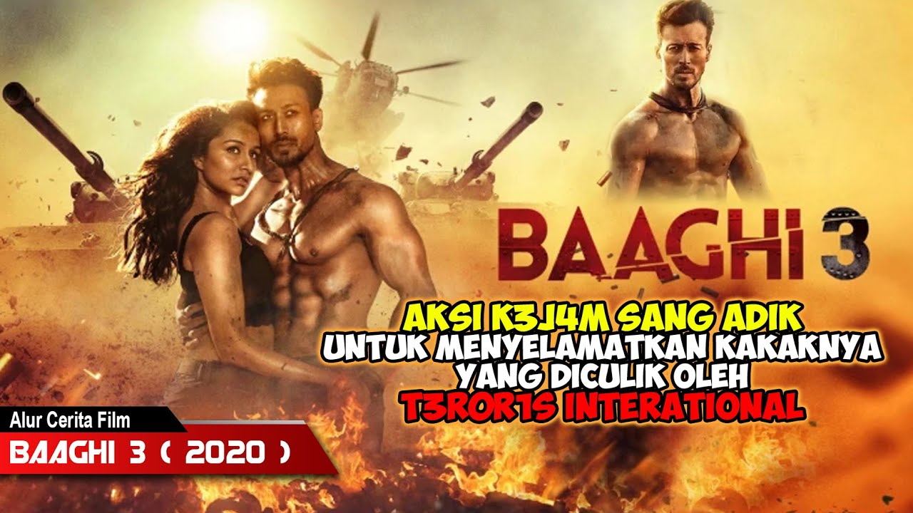 RAMBO BOLLYWOOD VS PREMAN PASARAN || Alur Cerita Film India Baghi 3