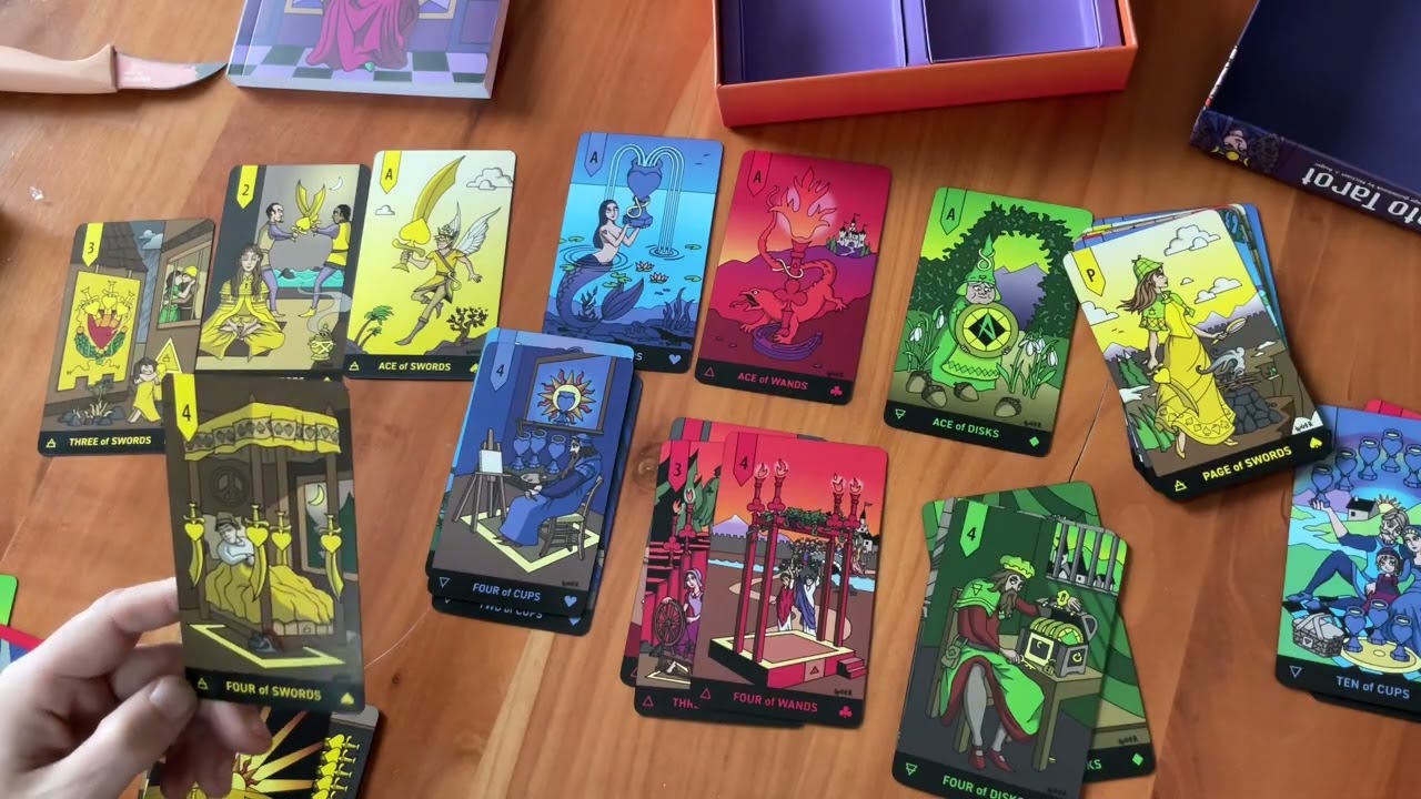 ALLCENTO Tarot  | Unboxing und  erster &Uuml;berblick &uuml;ber dieses relativ neue Deck von Michael Auger