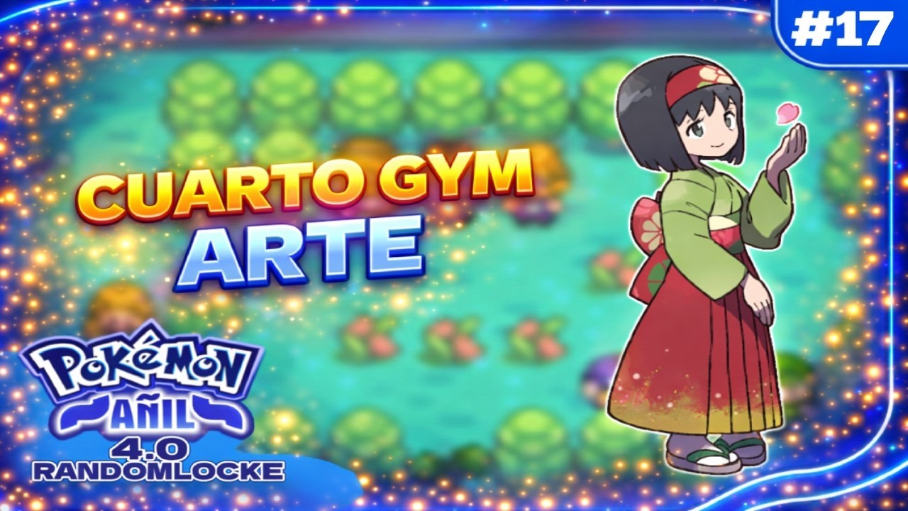 CUARTO GYM (Erika es Arte) Pokémon Añil Cap #17