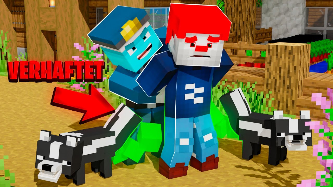 OFFICER GAMBO VERHAFTET @Benx FÜR DEN EINBRUCH BEI @AwesomeElina  - Minecraft Freunde