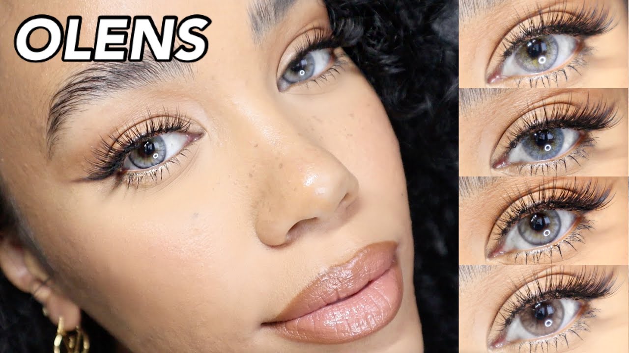 Testing Viral Korean Contacts For The First Time! OLENS REVIEW ON BROWN EYES