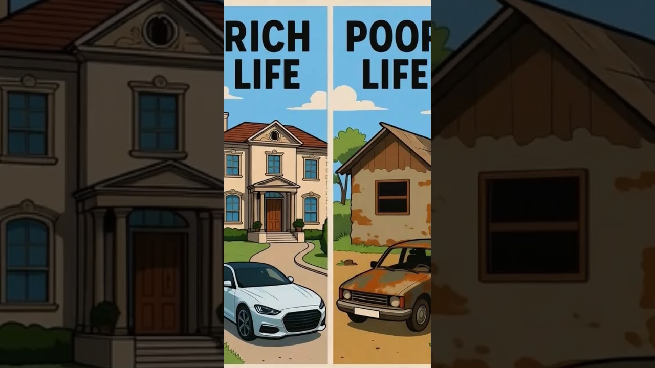 Rich Life vs Poor Life 💰👍 #rich #poor #motivation #mindset #success