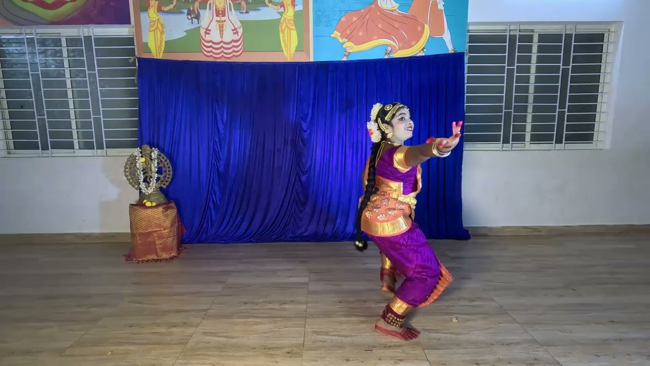 KALA SOURABHA 2K25 - ANJANA. GK (Mid - Junior ) (GOKULABALA VARNAM ) BHARATHANTYAM.