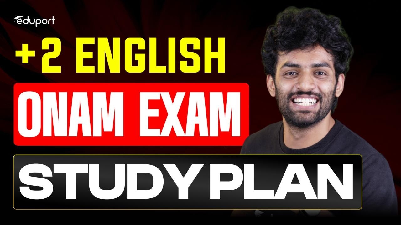 How to prepare ENGLISH for onam exam | Eduport Plus Two