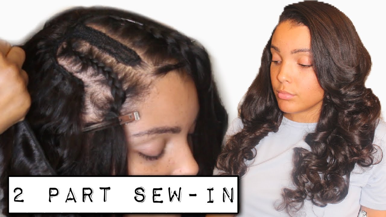 DO WE EVEN WEAR SEW INS WITH LEAVE OUT ANYMORE?! 2 PART SEW IN TUTORIAL