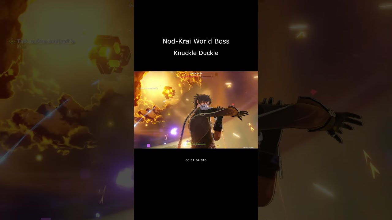 Epic Battle vs Knuckle Duckle 🔥 | Genshin Impact Nod-Krai Boss Fight Gameplay