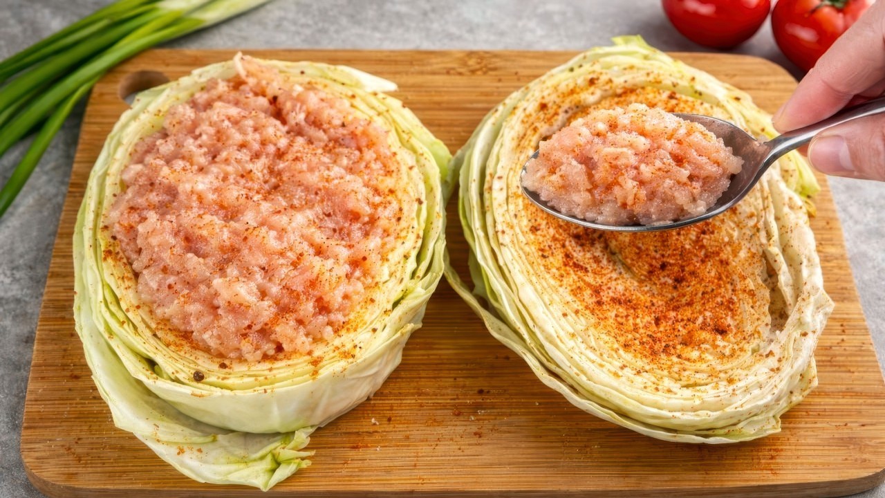 Hast du Kohl und Hackfleisch da?Hier ist ein unglaublich leckeres Rezept für im Ofen gebackenen Kohl