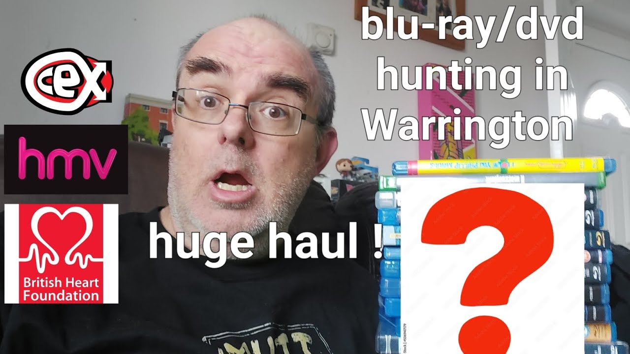 Blu-ray / dvd hunting in Warrington - 10 bluray epic haul #cex #hmv 