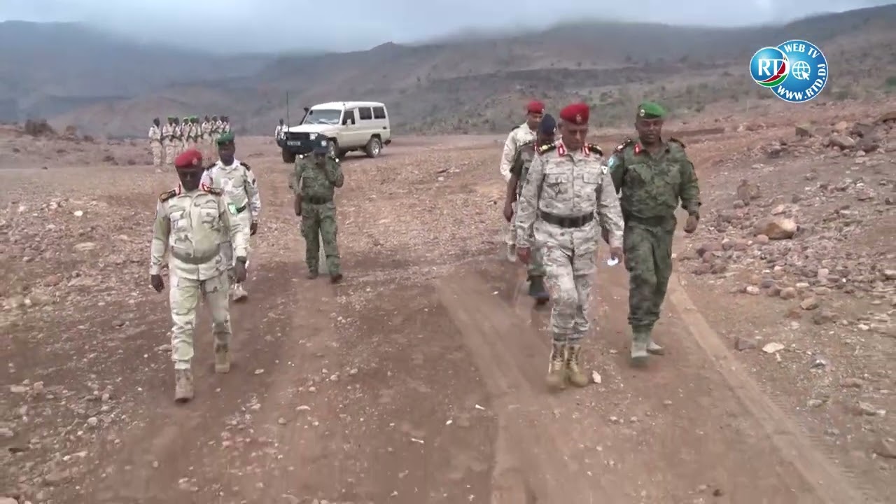 OBOCK: visite du Chef d'état-major Général des Armées au Nord du pays au poste avancé de MEDEHO.