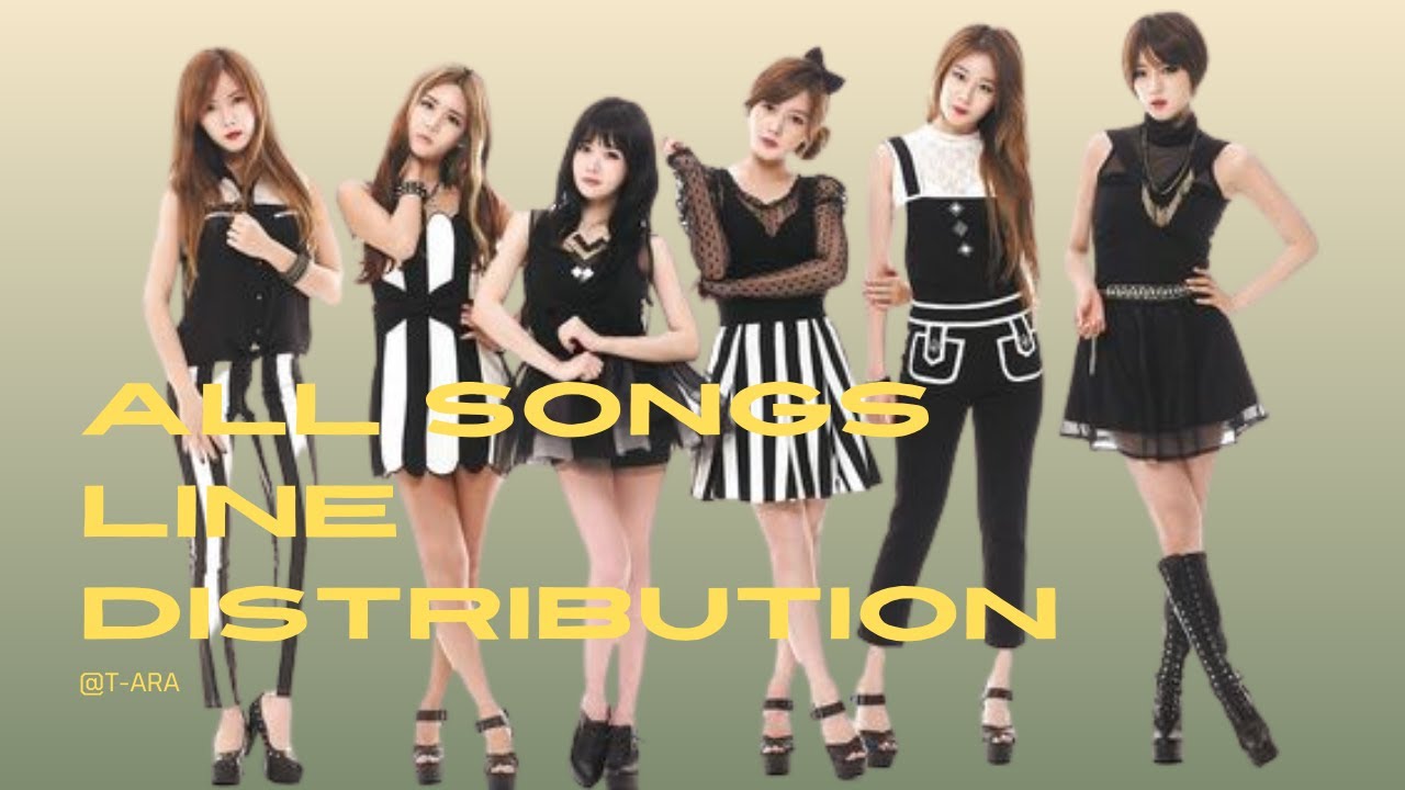 REQUEST #60 | T-ARA All Songs Line Distribution (until 'TIKI TAKA')