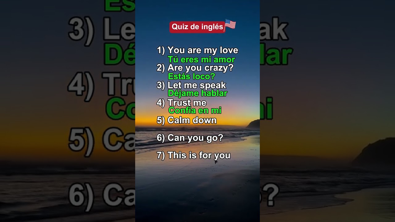 Dime la traducción #ingles #inglesencasa #aprenderingles #pronunciaemingles