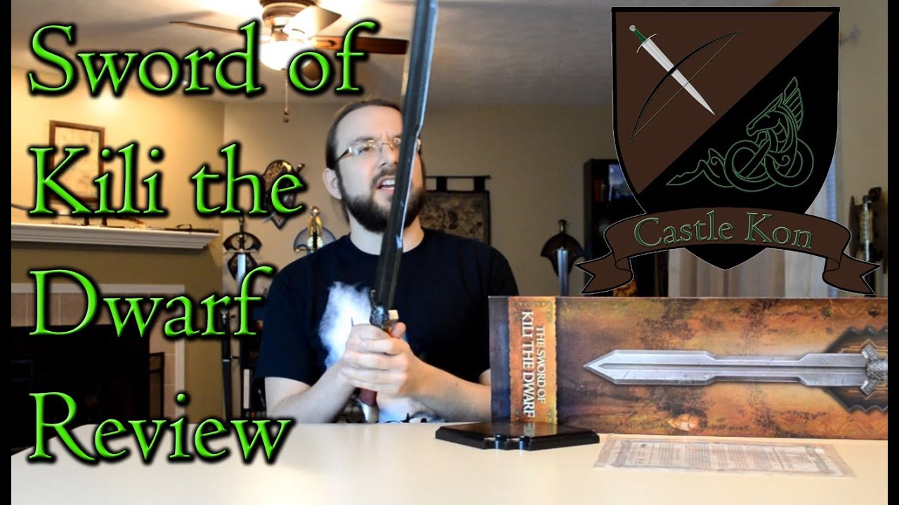 Kili the Dwarf United Cutlery Hobbit Sword Review - Castle Kon