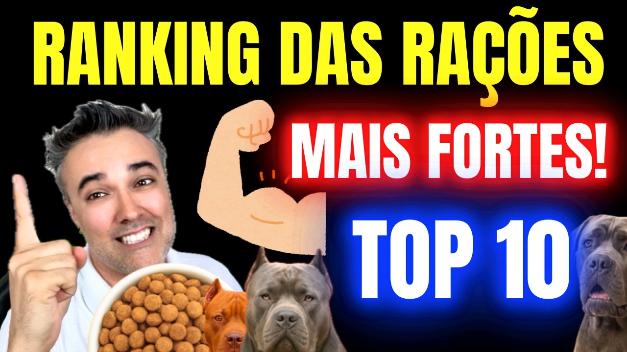 🔥 RANKING DAS RAÇÕES mais 💪 FORTES E ✅BOAS 🇧🇷 | Cachorro