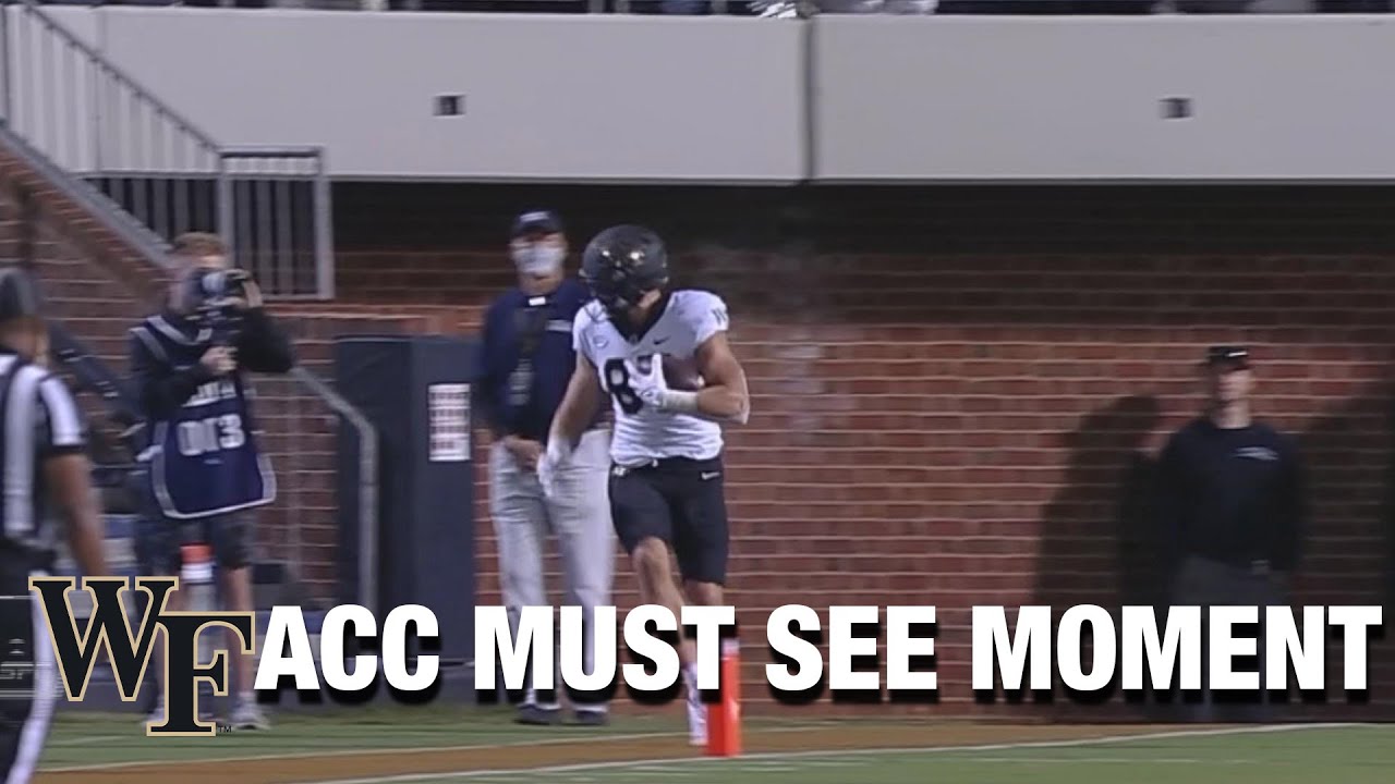 Wake Forest Opens Their Bag Of Trick Plays  | ACC Must See Moment